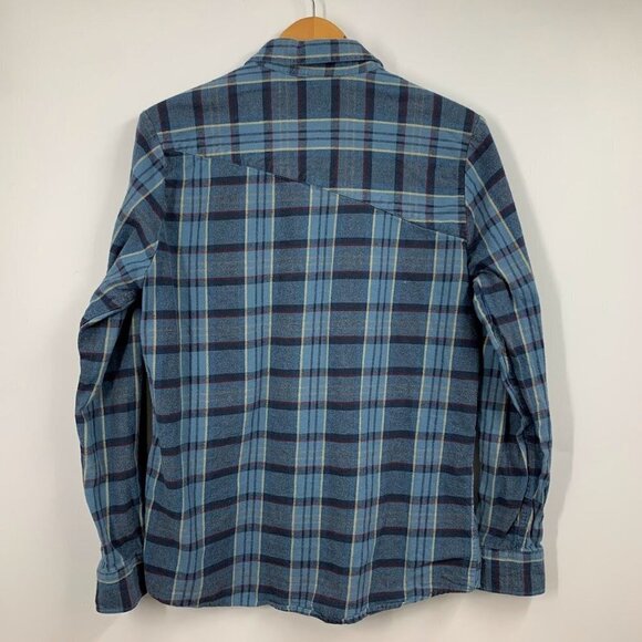 Volcom Men's Gaines Cotton Plaid Flannel Button Up Long Sleeve Shirt Size L - Picture 2 of 12